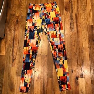 Disney castle lularoe leggings